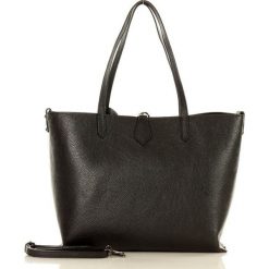Marco mazzini torebka shopper xxl glamour czarna. Czarne torby damskie na zakupy MAZZINI, bez wzorów, ze skóry, street, bez dodatków. W wyprzedaży za 329,00 zł.