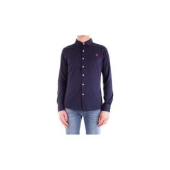 Koszulki polo z długim rękawem U.S Polo Assn. 52308-52025. Niebieskie koszulki męskie U.S. Polo Assn., s, bez wzorów, z długim rękawem. Za 363,96 zł.