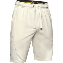 Under Armour Project Rock Szorty Biały. Białe spodenki i szorty męskie Under Armour, xxl, bez wzorów, z bawełny, rockowe. Za 240,95 zł.