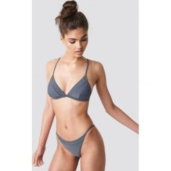 NA-KD Swimwear Dół bikini z paseczkami - Grey. Szare bikini NA-KD Swimwear, w paski. Za 40,95 zł.