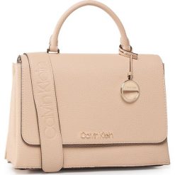 Torebka CALVIN KLEIN - Sided Top Handle K60K606267 TDG. Brązowe topy damskie Calvin Klein, bez wzorów, ze skóry ekologicznej, klasyczne, bez dodatków. Za 699,00 zł.
