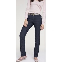 Dżinsy - Slim fit - w kolorze granatowym. Niebieskie jeansy damskie Heine. W wyprzedaży za 149,95 zł.