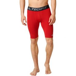 Adidas Spodenki TF Base ST czerwony r. M (AJ5040). Czerwone spodenki sportowe męskie marki Adidas, sportowe. Za 75,00 zł.
