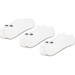 Zestaw 3 par niskich skarpet unisex adidas - Trefoil Liner S20273 White/White/Black. Skarpetki damskie Adidas. Za 49,95 zł.