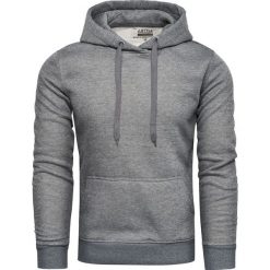 Bluza męska z kapturem grafitowa Recea. Szare bluzy męskie Recea, xl, bez wzorów, z bawełny, klasyczne, z kapturem, bez rękawów, z kapturem. Za 39,99 zł.