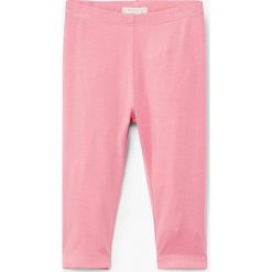 Mango Kids - Legginsy dziecięce Elilis 80-104 cm. Różowe spodnie dziewczęce Mango Kids, z elastanu. W wyprzedaży za 19,90 zł.