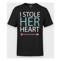 Koszulka I stole her heart. T-shirty chłopięce MegaKoszulki, bez wzorów, z bawełny, bez rękawów. Za 49,90 zł.