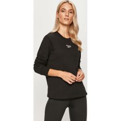 Reebok Classic - Bluza bawełniana. Czarne bluzy damskie Reebok Classic, s, bez wzorów, z elastanu, z długim rękawem, długie, bez kaptura. Za 179,90 zł.
