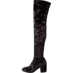 Kennel + Schmenger RUBY Muszkieterki black. Czarne kozaki damskie marki Kennel + Schmenger, ze skóry, bez obcasa, bez zapięcia. W wyprzedaży za 491,60 zł.