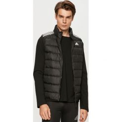 Adidas Performance - Bezrękawnik puchowy. Czarne płaszcze męskie adidas Performance, s, bez wzorów, z poliesteru, bez kaptura. Za 329,90 zł.