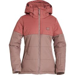 Kurtka narciarska "Down Rider" w kolorze jasnobrązowym. Pomarańczowe kurtki damskie Billabong, s, bez wzorów, bez kaptura, narciarskie. W wyprzedaży za 472,95 zł.