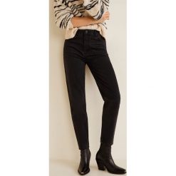 Mango - Jeansy Mommy. Szare jeansy damskie marki Mango, m, z podwyższonym stanem. Za 139,90 zł.