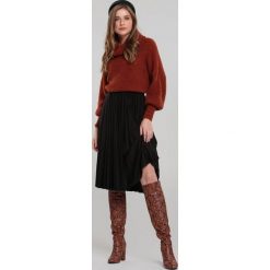 Czarna Spódnica Decor. Czarne spódniczki damskie Renee, uniwersalny, z dzianiny, midi. Za 79,99 zł.