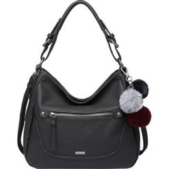 Tamaris Damska torebka MEI Hobo Bag Black. Czarne torebki klasyczne damskie Tamaris, bez wzorów, bez dodatków. W wyprzedaży za 230,00 zł.