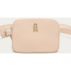 Furla - Nerka skórzana Ballerina. Różowe nerki damskie Furla, w paski, z poliesteru, małe, bez dodatków. Za 739,90 zł.