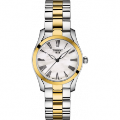 ZEGAREK TISSOT T-Lady T112.210.22.113.00. Niebieskie zegarki damskie TISSOT, szklane. Za 1900,00 zł.