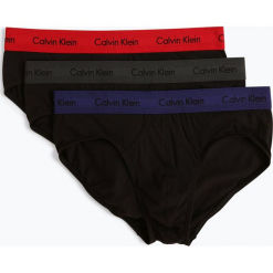 Calvin Klein - Slipy męskie pakowane po 3 szt., czarny. Czarne slipy męskie Calvin Klein, z bawełny. Za 169,95 zł.