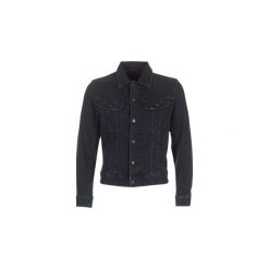 Kurtki jeansowe Lee SLIM RIDER. Czarne kurtki męskie Lee, s, bez wzorów, z jeansu, bez kaptura. Za 529,00 zł.