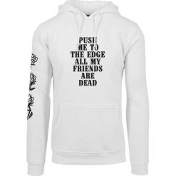 Bejsbolówki męskie: Mister Tee PUSH ME HOODY Bluza z kapturem white