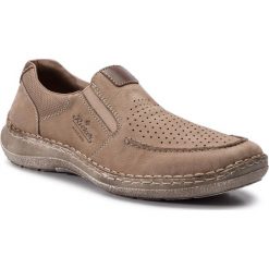 Półbuty RIEKER - 03067-21 Braun. Pomarańczowe półbuty męskie Rieker, na co dzień, bez wzorów, ze skóry, eleganckie, bez zapięcia. Za 279,00 zł.