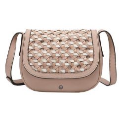 Tamaris Crossbody Torebka Myrta Crossbody Bag 3054191-209 Nude Grzebień. Torebki klasyczne damskie Tamaris, bez wzorów, bez dodatków. W wyprzedaży za 150,00 zł.