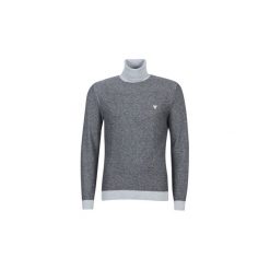Swetry Guess ARIZONA. Szare swetry męskie Guess, s, z aplikacjami, bez kołnierzyka, bez kaptura. Za 399,00 zł.
