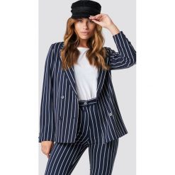 NA-KD Classic Marynarka w paski Navy - Blue. Niebieskie marynarki damskie NA-KD Classic, w paski. Za 242,95 zł.