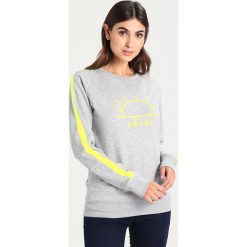 Bluzy damskie: Amorph Berlin PRINT SHINE STRIPES Bluza grey/yellow