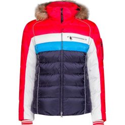 Kurtka narciarska z futrem BOGNER BENNI-D. Czerwone kurtki sportowe męskie Bogner, z haftami, z dzianiny, bez kaptura, narciarskie. Za 6950,00 zł.