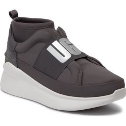 Sneakersy UGG - W Neutra Sneaker 1095097 Chrc. Szare półbuty damskie Ugg, ze skóry. W wyprzedaży za 499,00 zł.