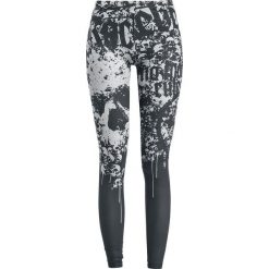 Rock Rebel by EMP Built For Comfort Legginsy czarny. Czarne legginsy marki Rock Rebel by EMP, xl, z nadrukiem, z materiału. Za 99,90 zł.