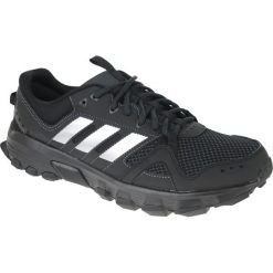 Adidas Rockadia Trail CG3982. Czarne buty trekkingowe męskie Adidas, z tkaniny, bez zapięcia, do biegania. W wyprzedaży za 229,99 zł.