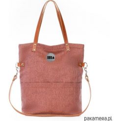 Torebki klasyczne damskie: Torba Damska Cube Jodełka #Carmel