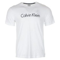 Calvin Klein T-Shirt Męski S Biały. Białe t-shirty męskie marki Calvin Klein, s, z napisami, z bawełny. Za 169,00 zł.