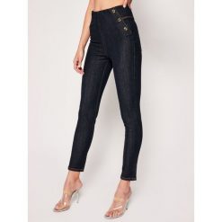 Jeansy Skinny Fit Guess Ultra Curve High Button W01A56 D2QU1. Niebieskie jeansy damskie Guess. W wyprzedaży za 359,00 zł.