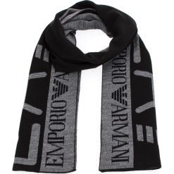 Szal EA7 EMPORIO ARMANI - 275561 8A301 00020 Black. Czarne szaliki damskie marki EA7 Emporio Armani, z materiału. W wyprzedaży za 219,00 zł.