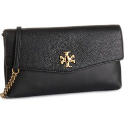 Torebka TORY BURCH - Kira Mixed-Materials Clutch 56389 Black 001. Czarne torebki klasyczne damskie Tory Burch, bez wzorów, ze skóry, wizytowe, bez dodatków. Za 1269,00 zł.