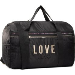 Torba LIU JO - Borsa Tessuto TA0218 T5205 Nero 22222. Czarne torby podróżne Liu Jo, bez wzorów, z materiału. W wyprzedaży za 279,00 zł.