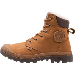 Palladium PAMPA SPORT Śniegowce mahogany/chocolate. Szare buty zimowe damskie marki Palladium, z materiału. Za 799,00 zł.