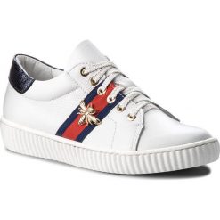 Sneakersy R.POLAŃSKI - 0961 Biały Lico. Białe półbuty damskie R.Polański, ze skóry. W wyprzedaży za 239,00 zł.