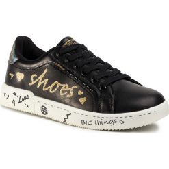 Sneakersy DOCKERS - 44CL203-610192 Black/Gold. Czarne półbuty damskie DOCKERS, ze skóry ekologicznej. W wyprzedaży za 139,00 zł.