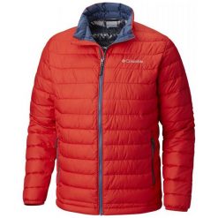 Columbia Powder Lite Jacket Red Spark Xl. Czerwone kurtki sportowe męskie Columbia, xl, bez wzorów, z włókna, bez kaptura, omni-heat (columbia). W wyprzedaży za 299,00 zł.