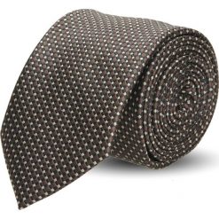 Krawaty męskie: krawat platinum brąz classic 211