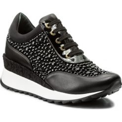 Sneakersy LORIBLU - 8E SNE258 SS Nero. Czarne półbuty damskie marki Loriblu, bez wzorów, ze skóry, bez obcasa, na koturnie, bez zapięcia. W wyprzedaży za 1279,00 zł.