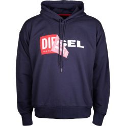 Diesel Bluza "S-Alby". Bluzy męskie Diesel, s, z nadrukiem, z bawełny, z kapturem, bez rękawów. Za 379,00 zł.