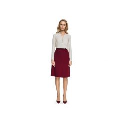 Spódnica z geometrycznymi przeszyciami S085. Szare spódniczki damskie Style, s, z nadrukiem, ze skóry, krótkie, mini. Za 119,00 zł.