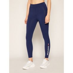 Legginsy Tommy Sport S10S100448. Niebieskie spodnie damskie Tommy Sport, s. Za 199,00 zł.