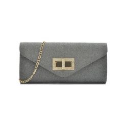 Torebki klasyczne damskie: Torebka w kolorze szarym – (S)30 x (W)14,5 x (G)4 cm
