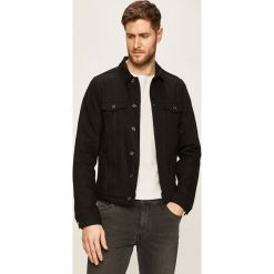 Scotch & Soda - Kurtka jeansowa. Czarne płaszcze męskie Scotch & Soda, s, bez wzorów, z bawełny, krótkie, bez kaptura. Za 679,90 zł.