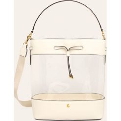 Lauren Ralph Lauren - Torebka. Torby damskie na zakupy Lauren Ralph Lauren, w paski, ze skóry ekologicznej, na ramię, bez dodatków. W wyprzedaży za 429,90 zł.